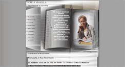Desktop Screenshot of mariamasella.it
